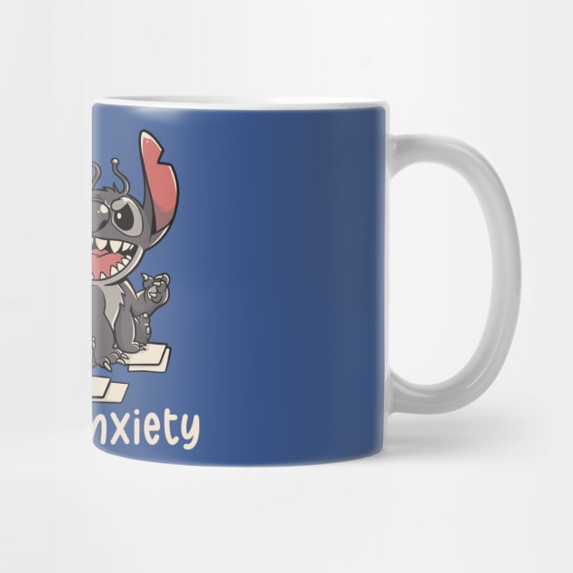 Anxiety Cute Funny Ironic Gift by eduely